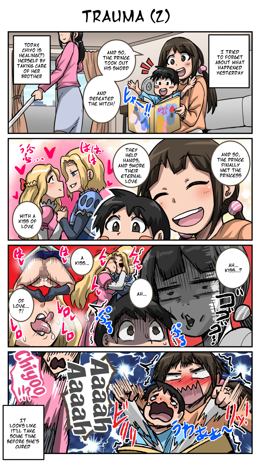 Hentai Manga Comic-Annoying Little Sister needs to be Scolded-Read-22